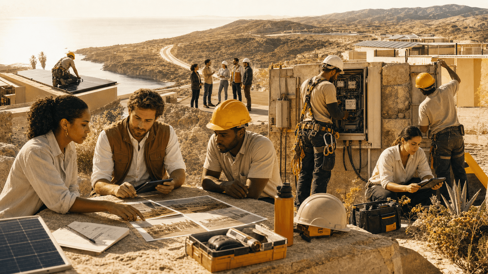 Un Field Cluster coordina trabajo humano y sistemas digitales dentro de una operación territorial.